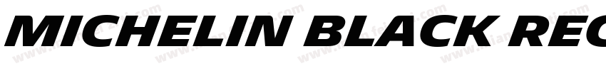 Michelin Black Regular字体转换